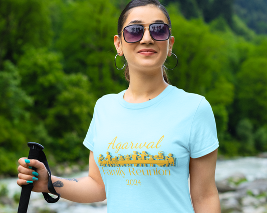 Custom "Golden Gathering" Family Reunion T-Shirt | Personalized Unisex Apparel