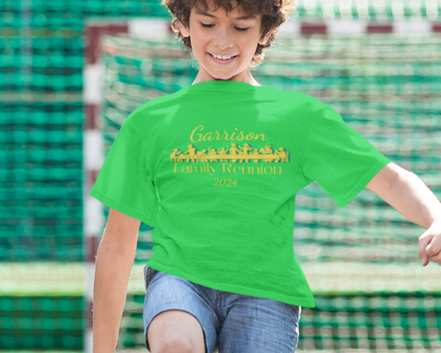 Youth "Golden Gathering" Custom T-Shirt | Personalized Unisex Tee