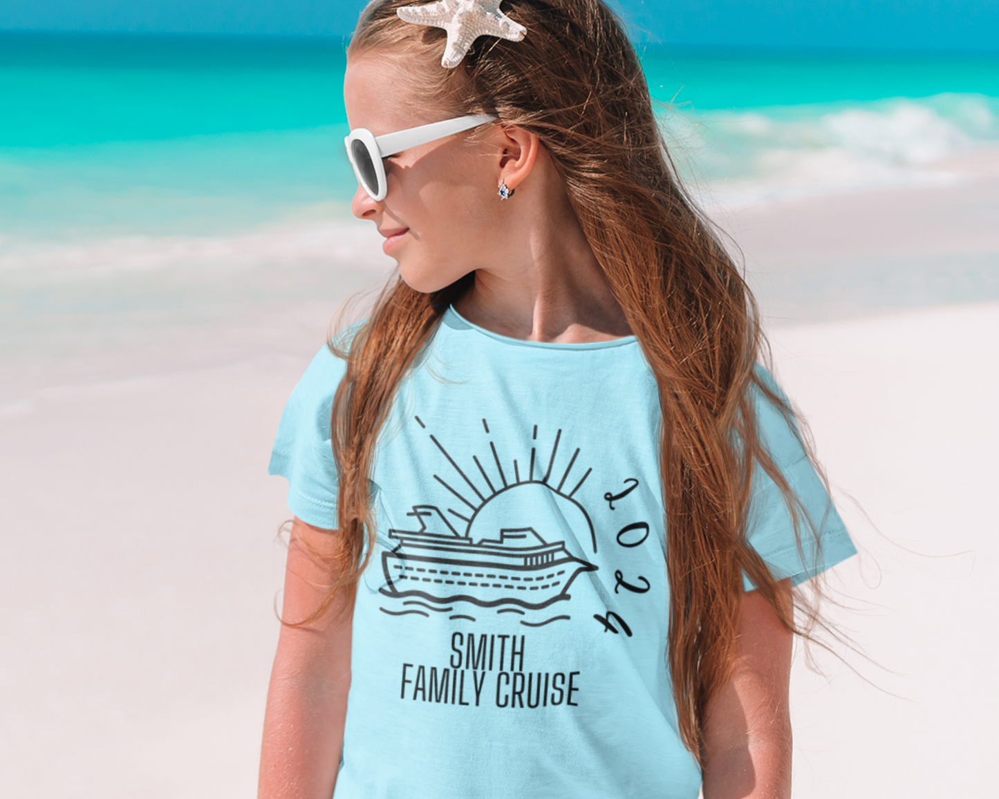 Youth "Family Cruise" Custom T-Shirt | Personalized Unisex Tee