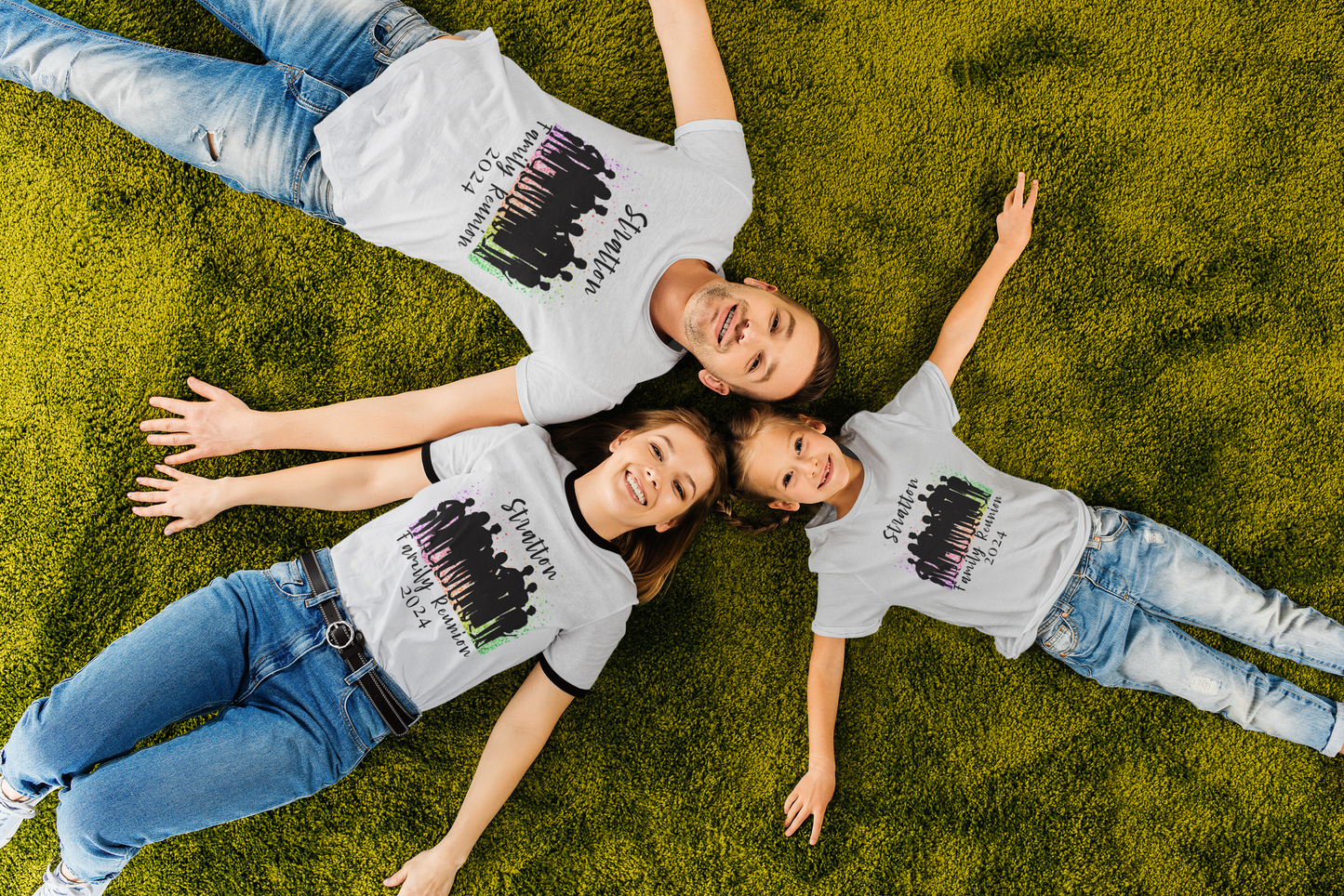 Youth "Radiant Family" Custom T-Shirt | Personalized Unisex Tee