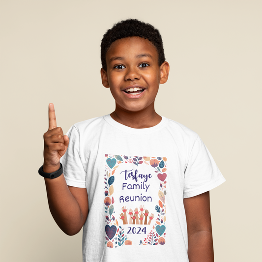 Youth "Family Bloom" Custom T-Shirt | Personalized Unisex Apparel