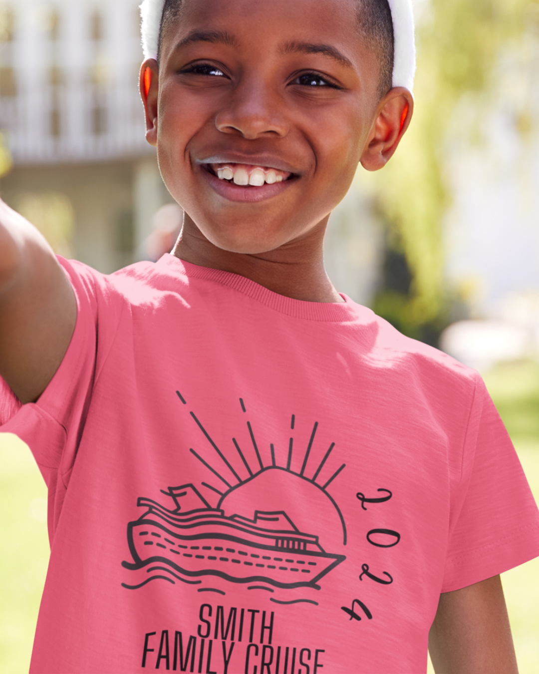 Youth "Family Cruise" Custom T-Shirt | Personalized Unisex Tee