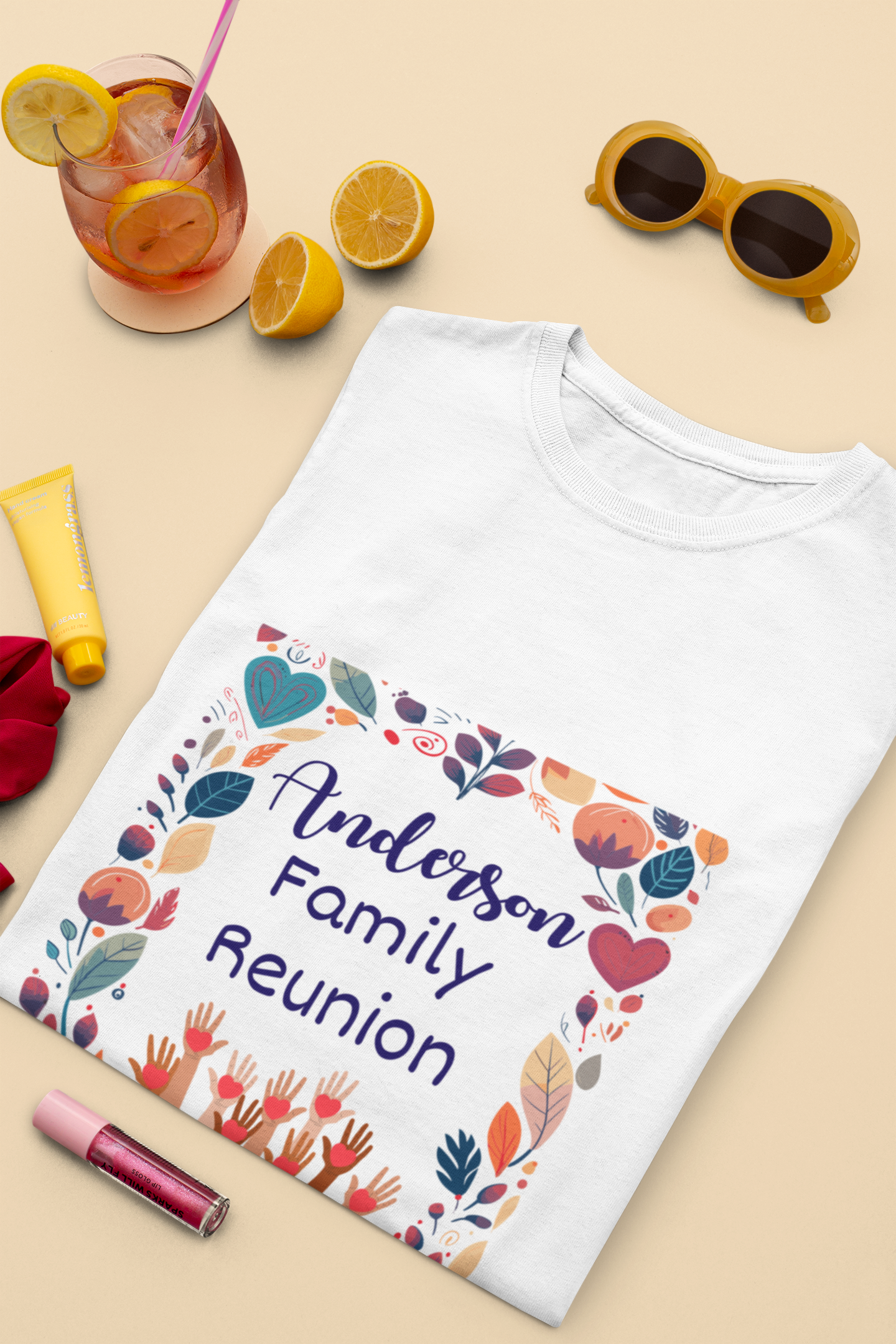 Custom "Family Bloom" Reunion T-Shirt | Personalized Apparel