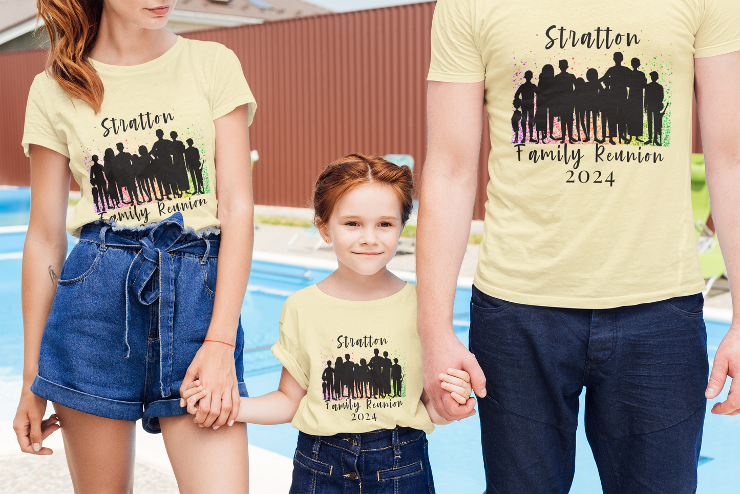 Custom 'Radiant Family' Reunion T-Shirt | Personalized Unisex Apparel