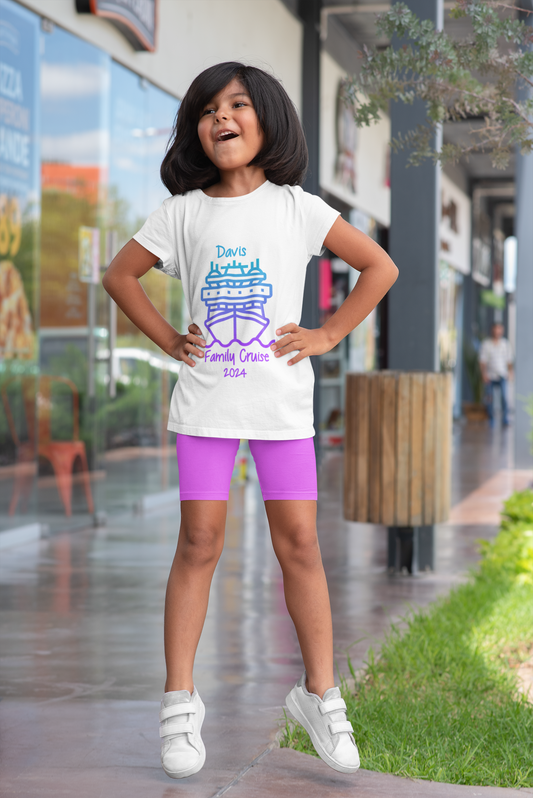 Youth Custom Family Cruise Adventure T-shirt | Personalized Unisex Apparel