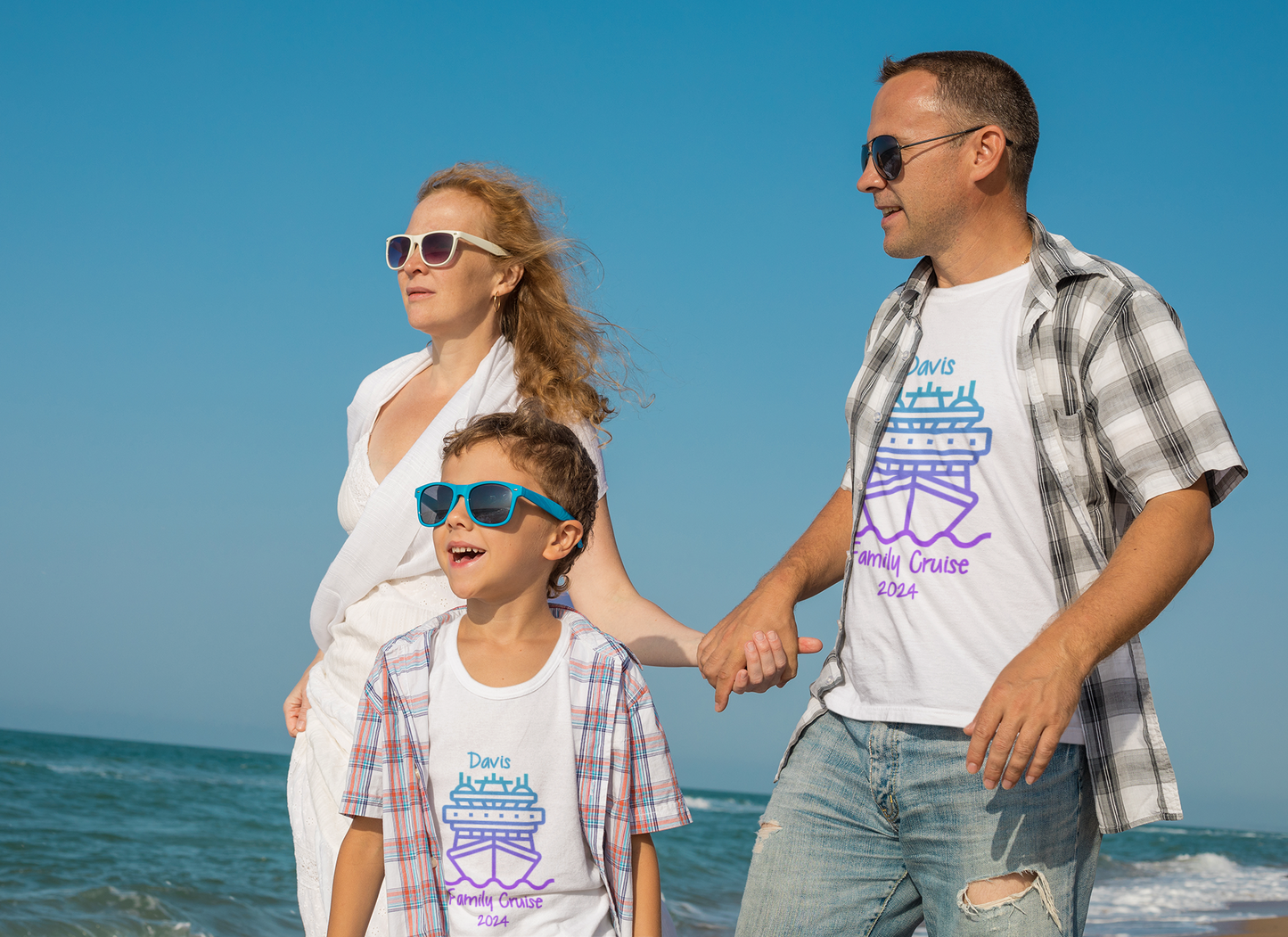 Youth Custom Family Cruise Adventure T-shirt | Personalized Unisex Apparel