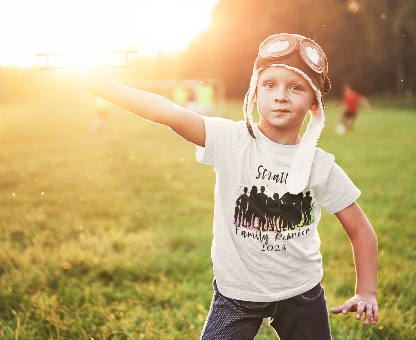 Youth "Radiant Family" Custom T-Shirt | Personalized Unisex Tee